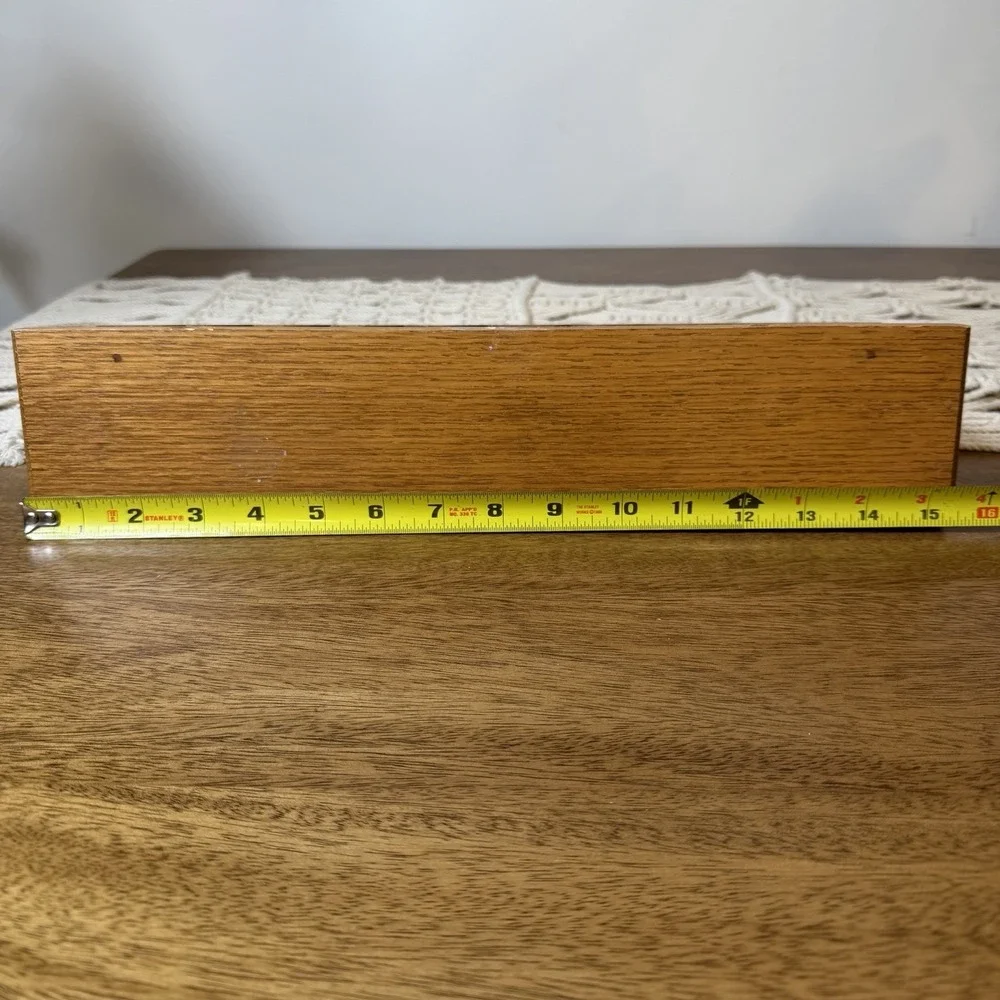 VTG Wood Wall Shelf Coat Rack 5 Peg Heart Cutout Scalloped Cottagecore Granny